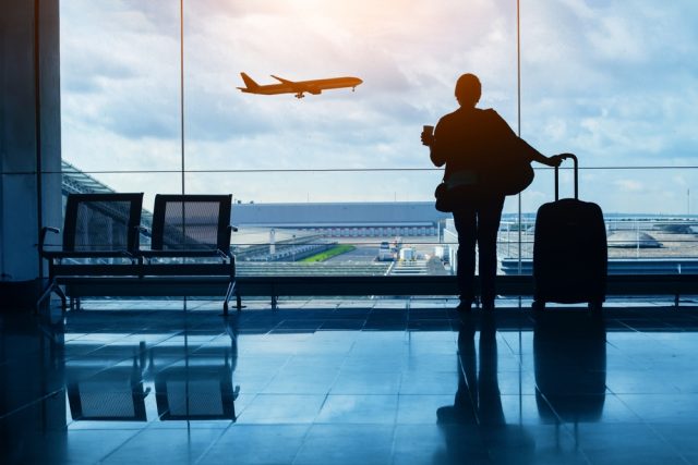 woman preparing for travel