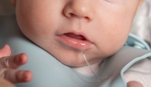 saliva, baby drool